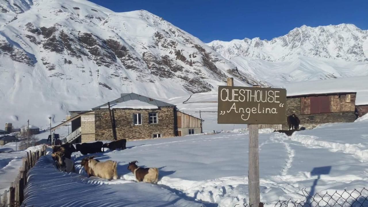 Guesthouse Angelina Ushguli ภายนอก รูปภาพ